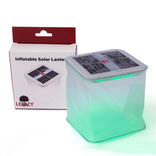 Inflatable Solar-powered Multicolor LED Lantern